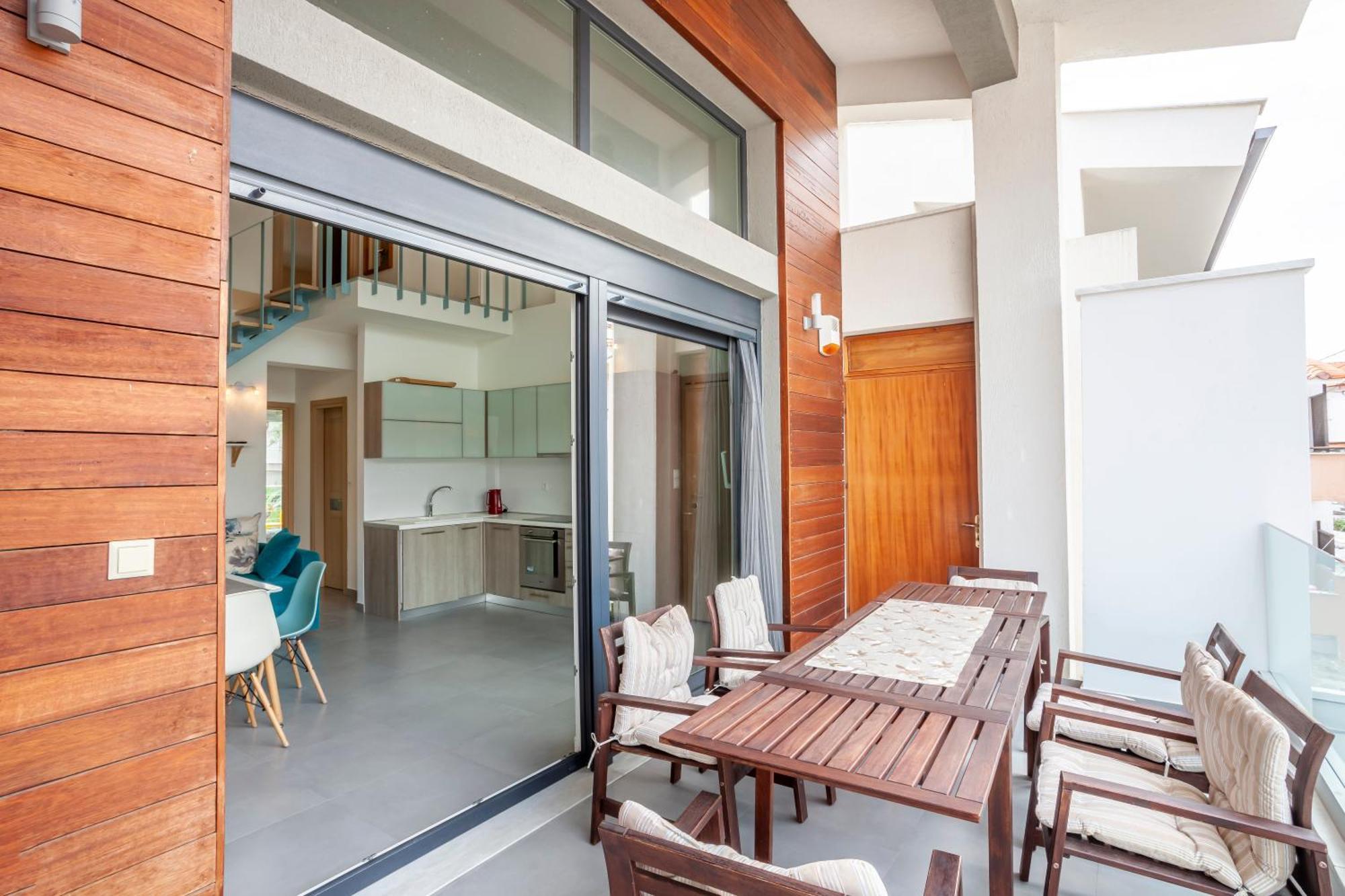 Aleksia Seaside Deluxe Apartment Πευκοχώρι Εξωτερικό φωτογραφία