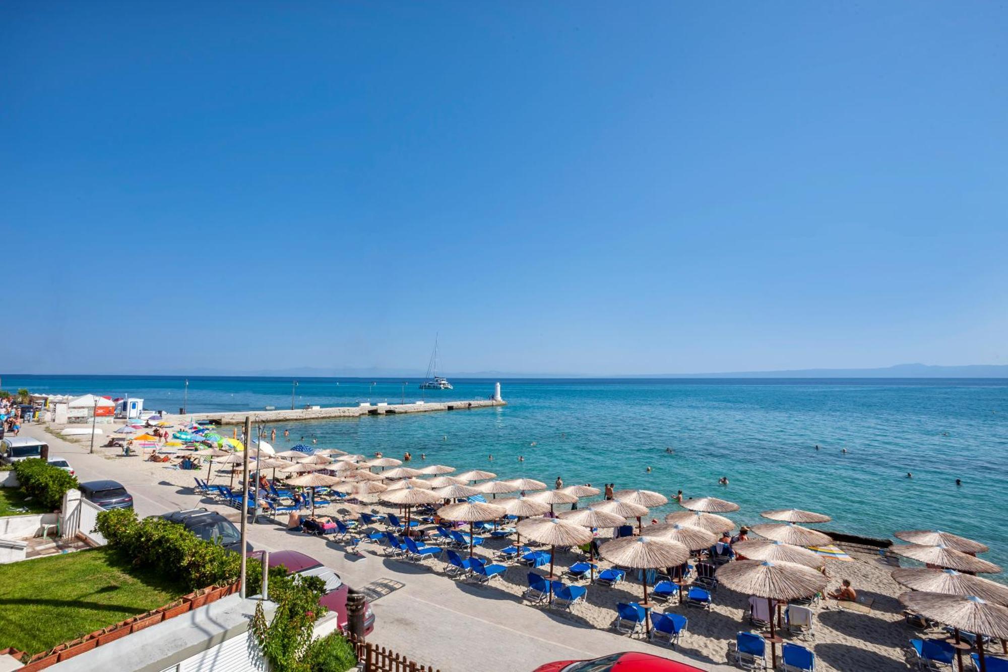 Aleksia Seaside Deluxe Apartment Πευκοχώρι Εξωτερικό φωτογραφία