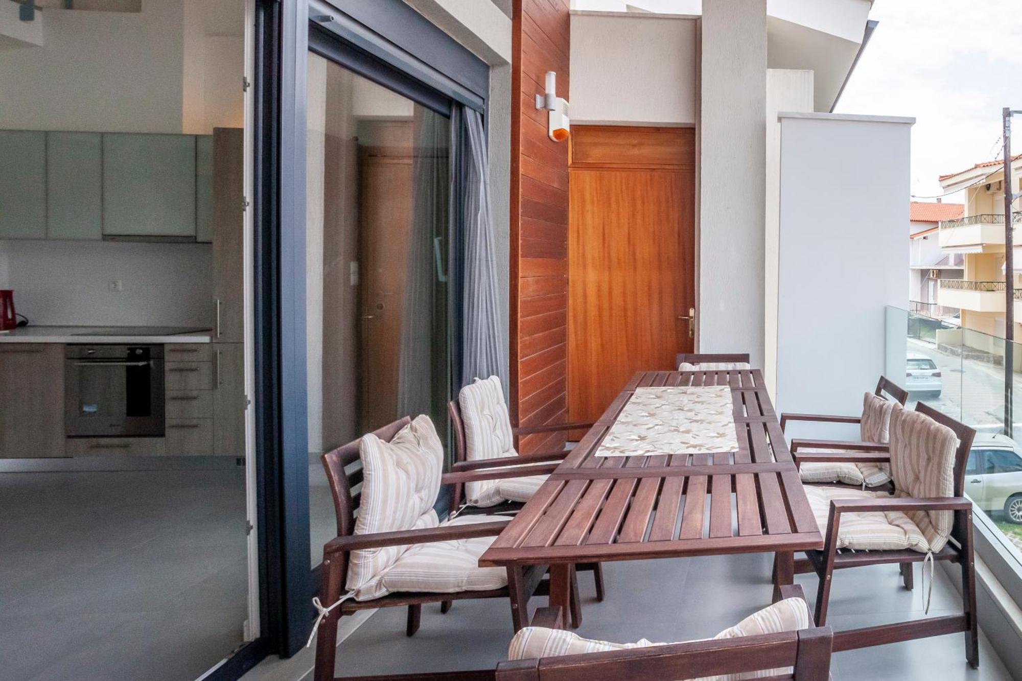 Aleksia Seaside Deluxe Apartment Πευκοχώρι Εξωτερικό φωτογραφία