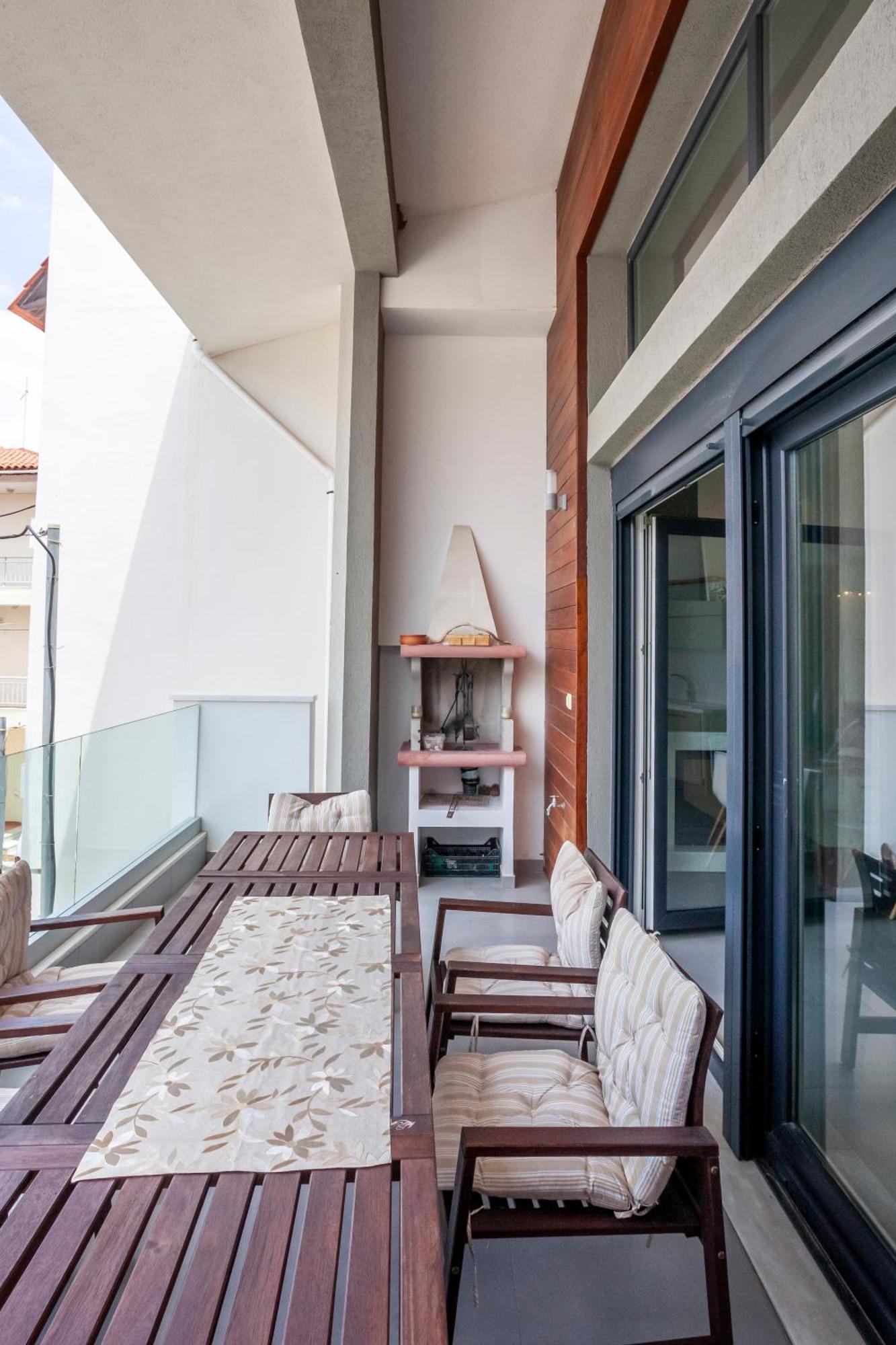 Aleksia Seaside Deluxe Apartment Πευκοχώρι Εξωτερικό φωτογραφία